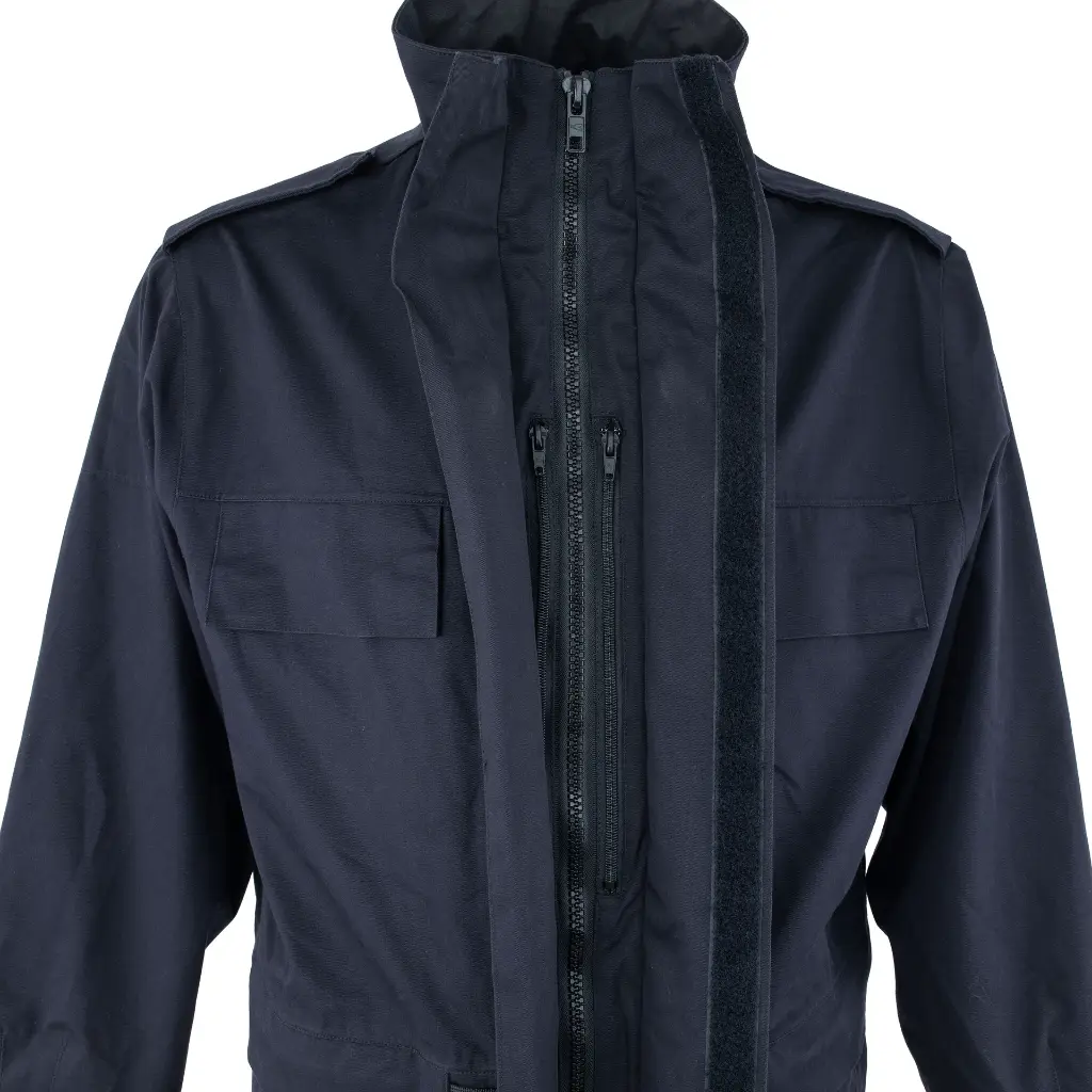 Dutch Navy Blue Ministry of Defense Parka w/ No Liner | Issued